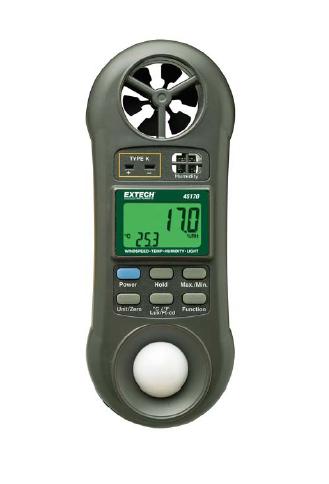 Pocket Hygro-Thermo-Anemometer-Light Meter "Extech" Model 45170 Pocket Hygro-Thermo-Anemometer-Light Meter "Extech" Model 45170